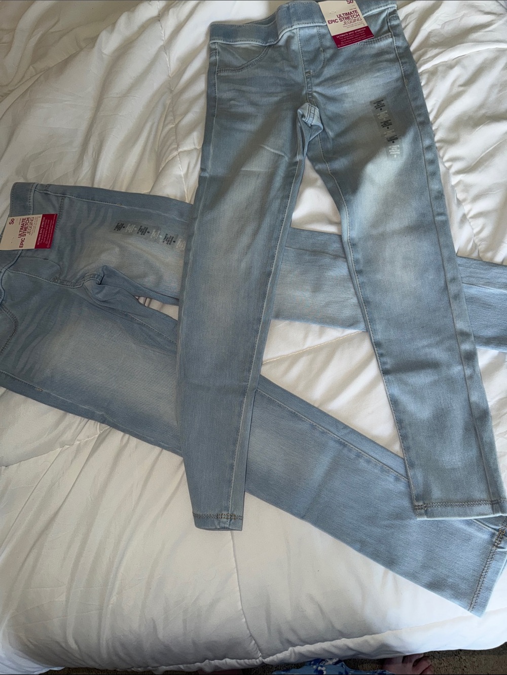 SO Light Wash Skinny Men's Jeans - Pale Blue